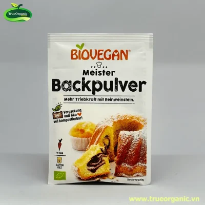 Bột nở hữu cơ Meister Backpulver Biovegan 17g