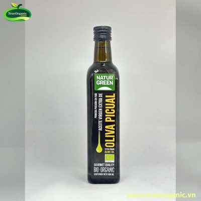 Dầu oliu nguyên chất hữu cơ 500ml Natugreen