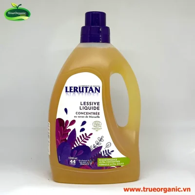 Nước giặt đậm đặc hữu cơ cam oải hương Lerutan 1,5l