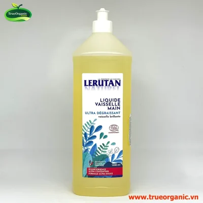 Nước rửa chén hữu cơ chanh Lerutan – 1 lít