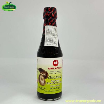 Sốt nấm đông cô hữu cơ Wan Ja Shan (shiitake stir fry sauce) 296ml