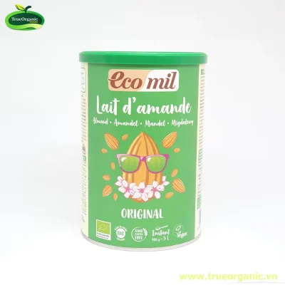 Sữa bột hạnh nhân nguyên chất Ecomil 400gr