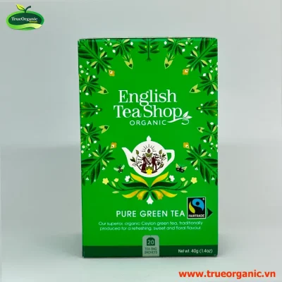 Trà Organic Green Tea hiệu English Tea shop