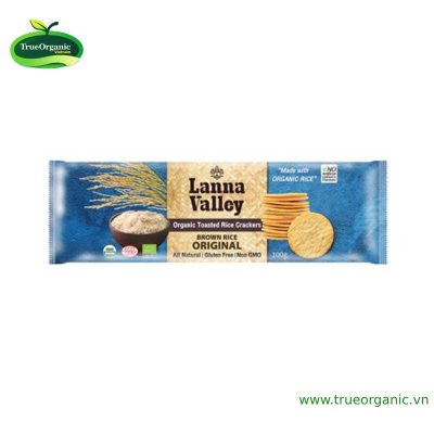 BÁNH GẠO VỊ TRUYỀN THỐNG HỮU CƠ LANNA VALLEY 100G