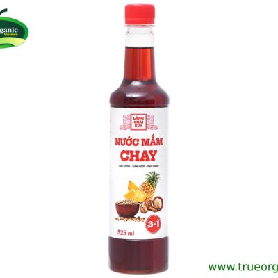 NƯỚC MẮM LÀNG CHÀI XƯA CHAY 3 IN 1 CHAI NHỰA 525ML